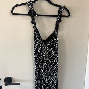 Princess Polly Black and White Polka Dot Dress